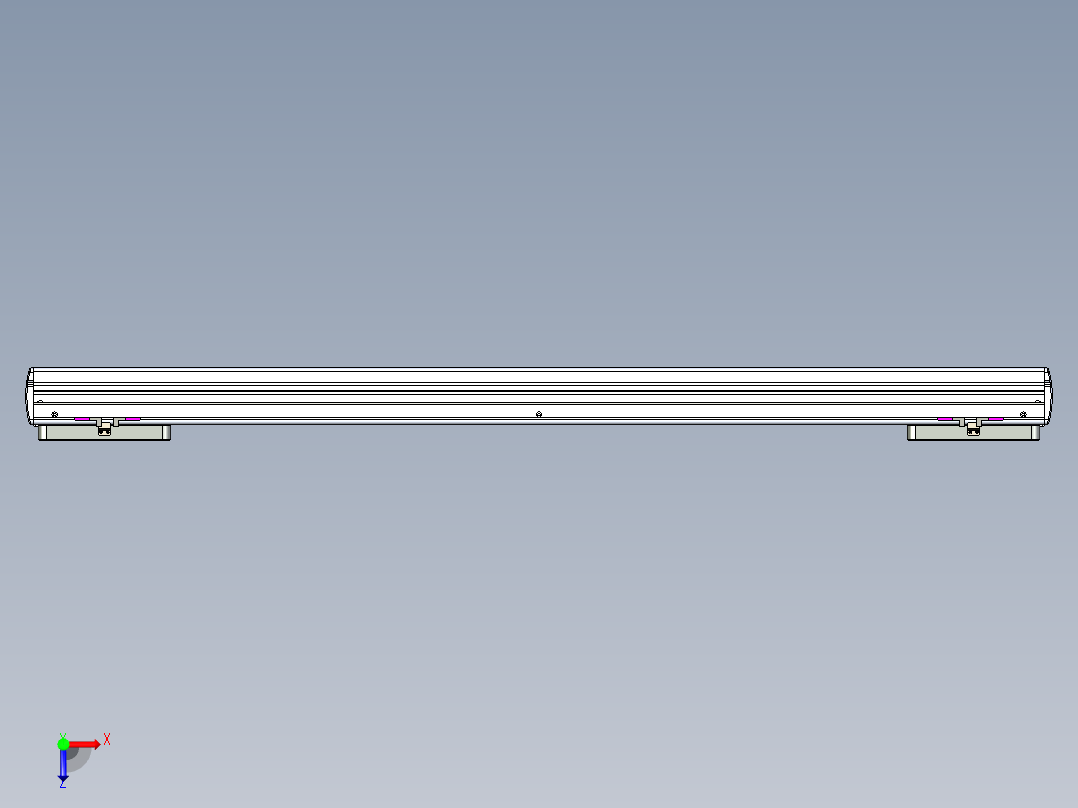 威洛博LC系列3d模型模组2LC14S1Y-S850俯视图