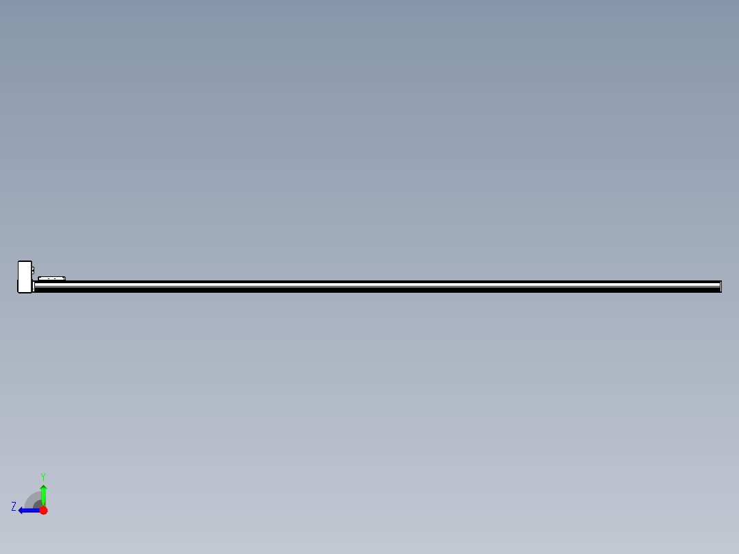同步带全封闭直线模组TPA-HCB-105D-90-L3050-RU-Y-P20-N3右视图