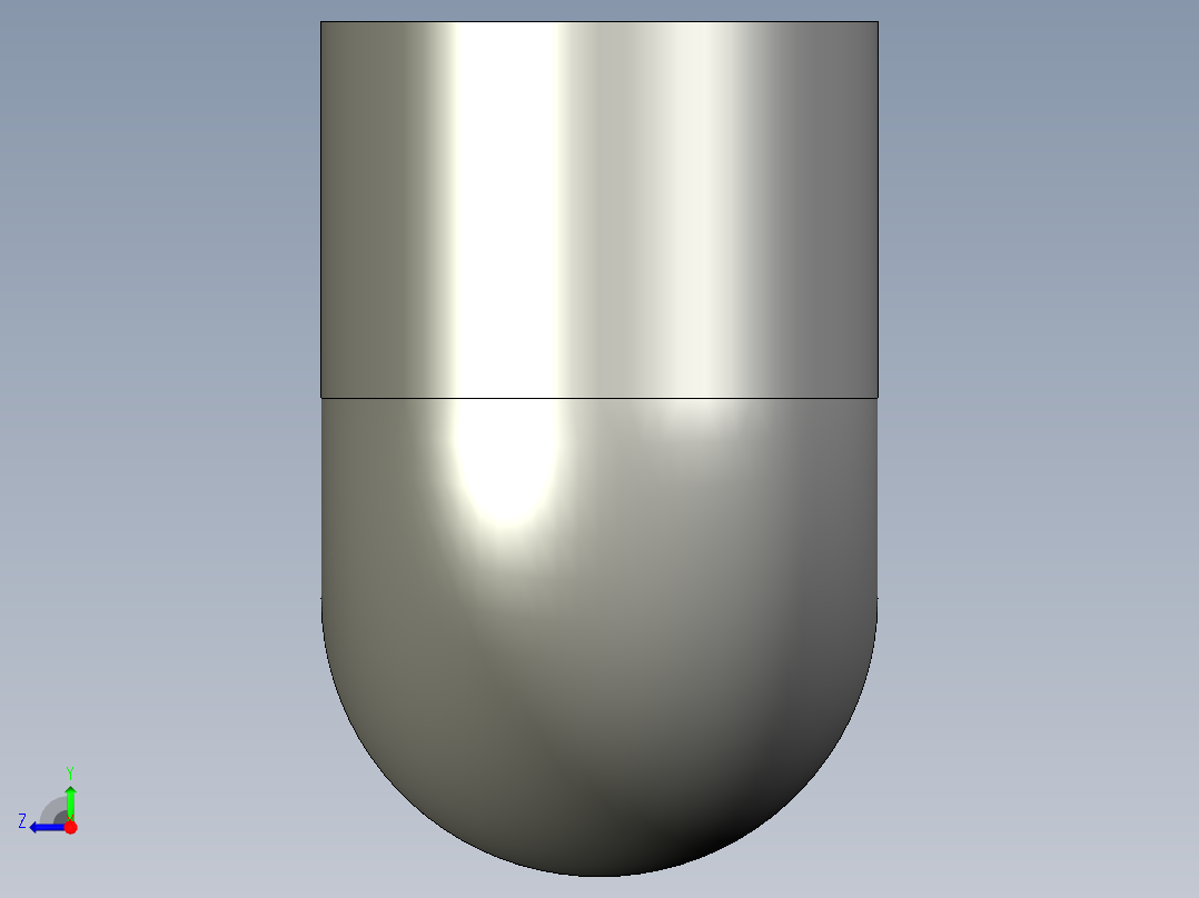 船舶管路系统SeaCor_90Elbow_SxS_37J106012_1.25in右视图