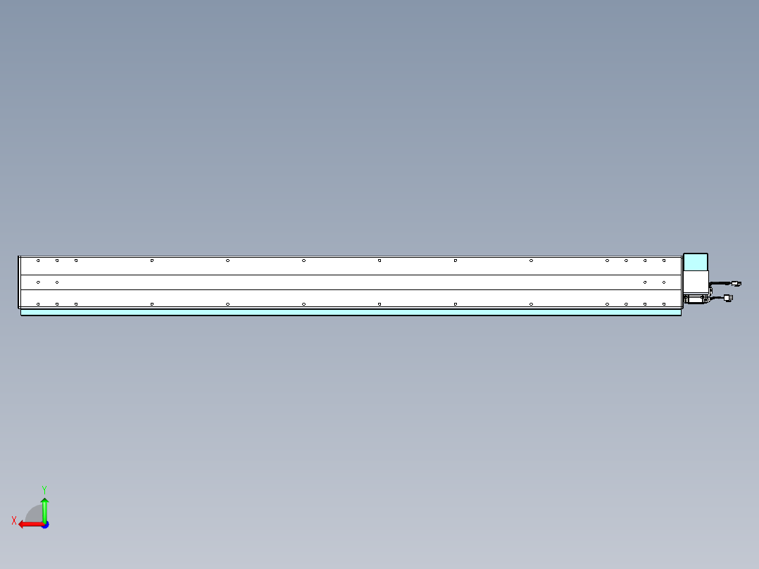 威洛博VBC同步带传动一无尘环境VBC14-L45-S1450-BRU-ZP40-C3后视图