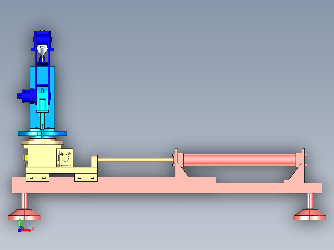 基于CATIA的五自由度液压机械手臂结构设计-含三维catia前视图