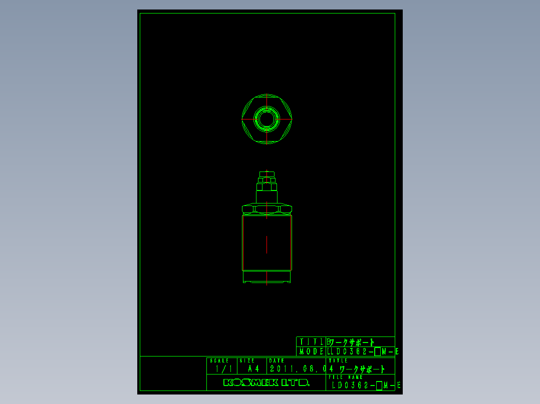 KOSMEKLD0362-xM-E多系列多零件图纸模型多系列多零件图纸模型