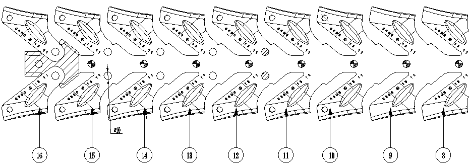 汽车前支撑板级进模设计
