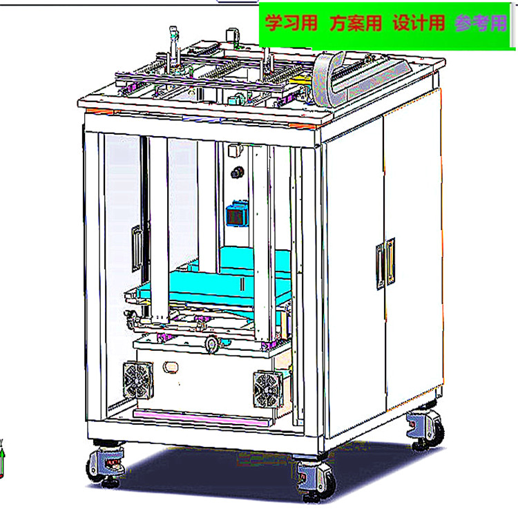 摆盘上料机3D图纸 3D模型自动化设备3D图纸3D模型 上料机机械3D图纸