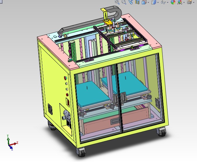 摆盘上料机3D图纸 3D模型自动化设备3D图纸3D模型 上料机机械3D图纸