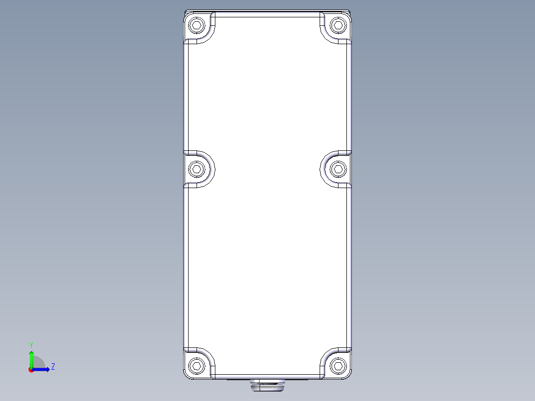 Moog伺服阀设计三维stp左视图
