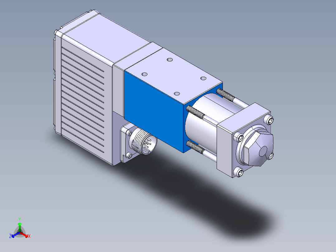 Moog伺服阀设计三维stp正等轴测图