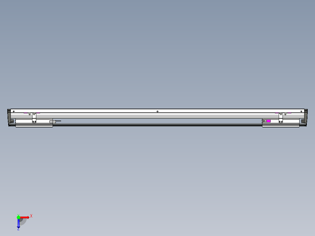 威洛博VL系列3d模型模组2VL17E2Y-S1000俯视图