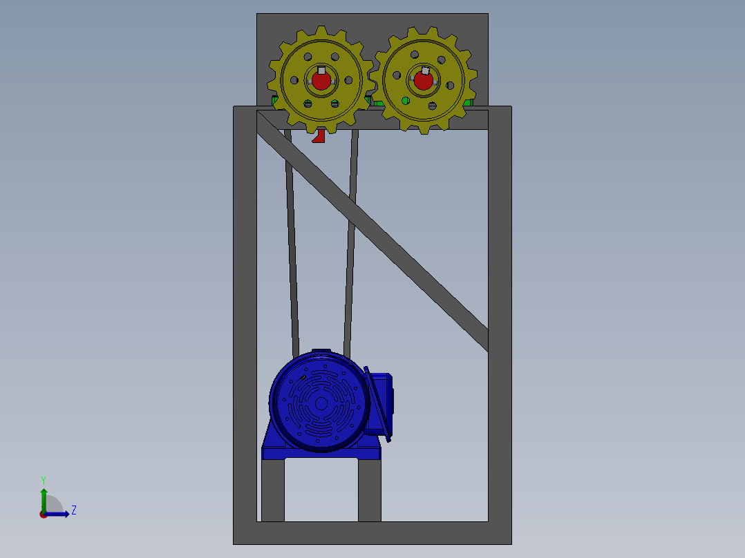椰子剥皮机coconut-peeling-machine-SW左视图
