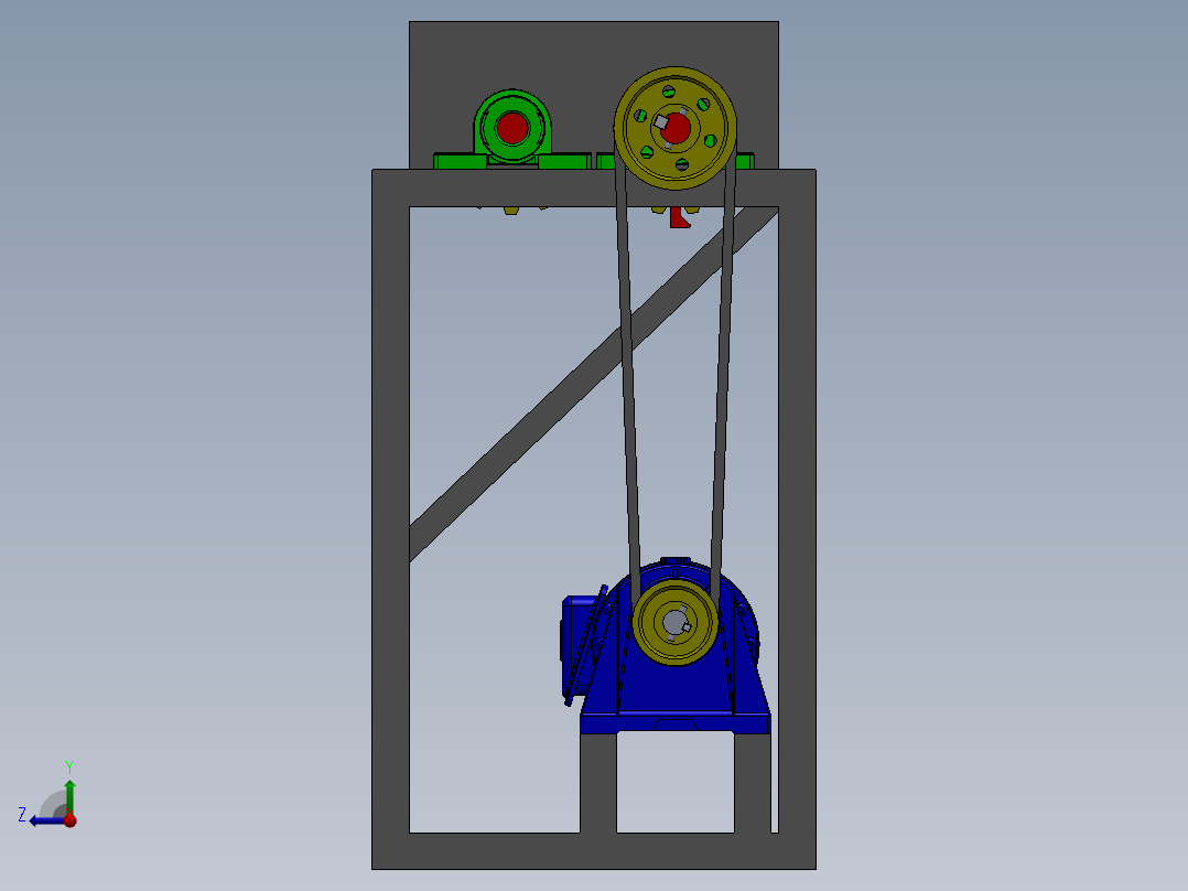 椰子剥皮机coconut-peeling-machine-SW右视图