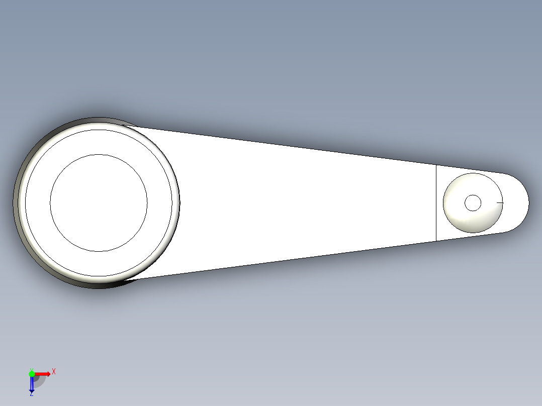 旋轉把手MT-3D多系列多零件图纸模型俯视图