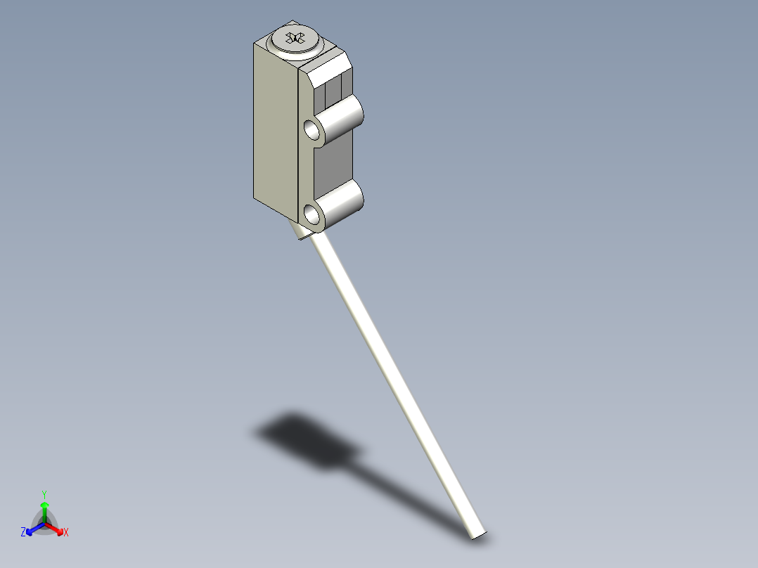 光电_激光传感器LS211-MGB_3D正等轴测图