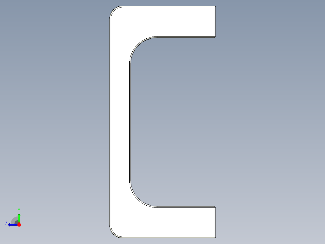 取手(鋁合金)R3-3D多系列多零件图纸模型右视图