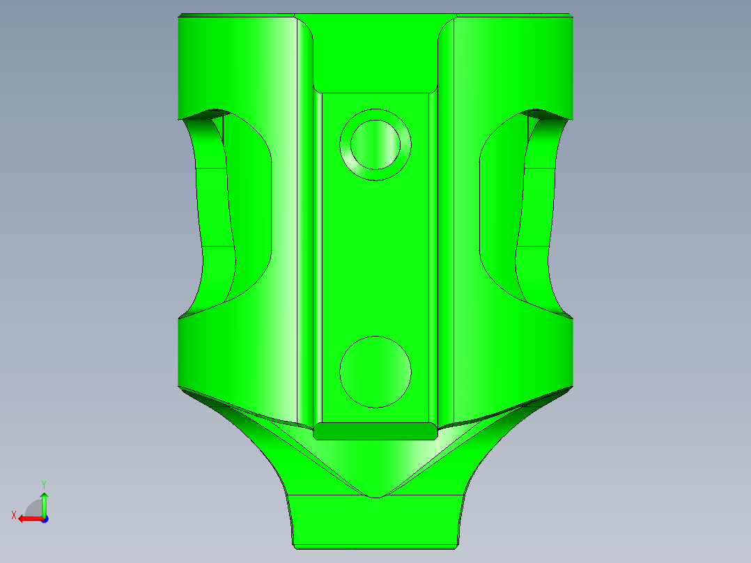 可调液压环4分之3(SHOOT)后视图