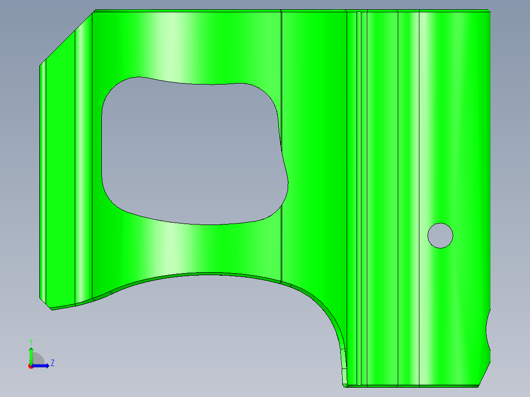可调液压环4分之3(SHOOT)左视图
