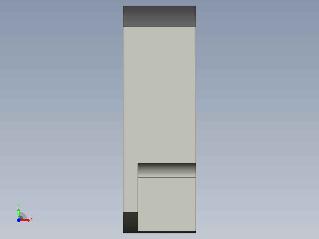 基恩士CV-050plate2_kc图纸模型前视图
