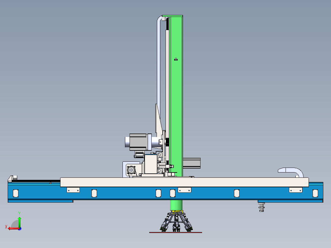 自动贴地砖机器人自动铺瓷砖机1388742后视图