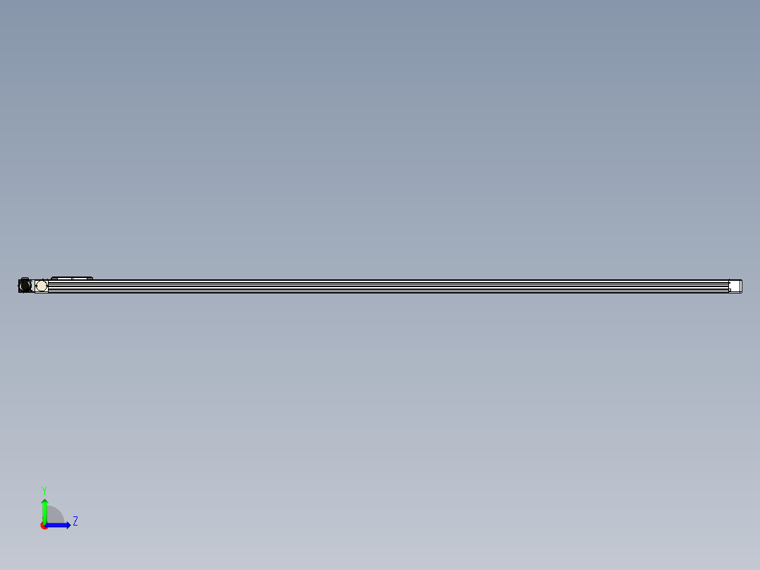 同步带滑台-欧规BC6H-L60-S3200-R-ZP40-D3左视图