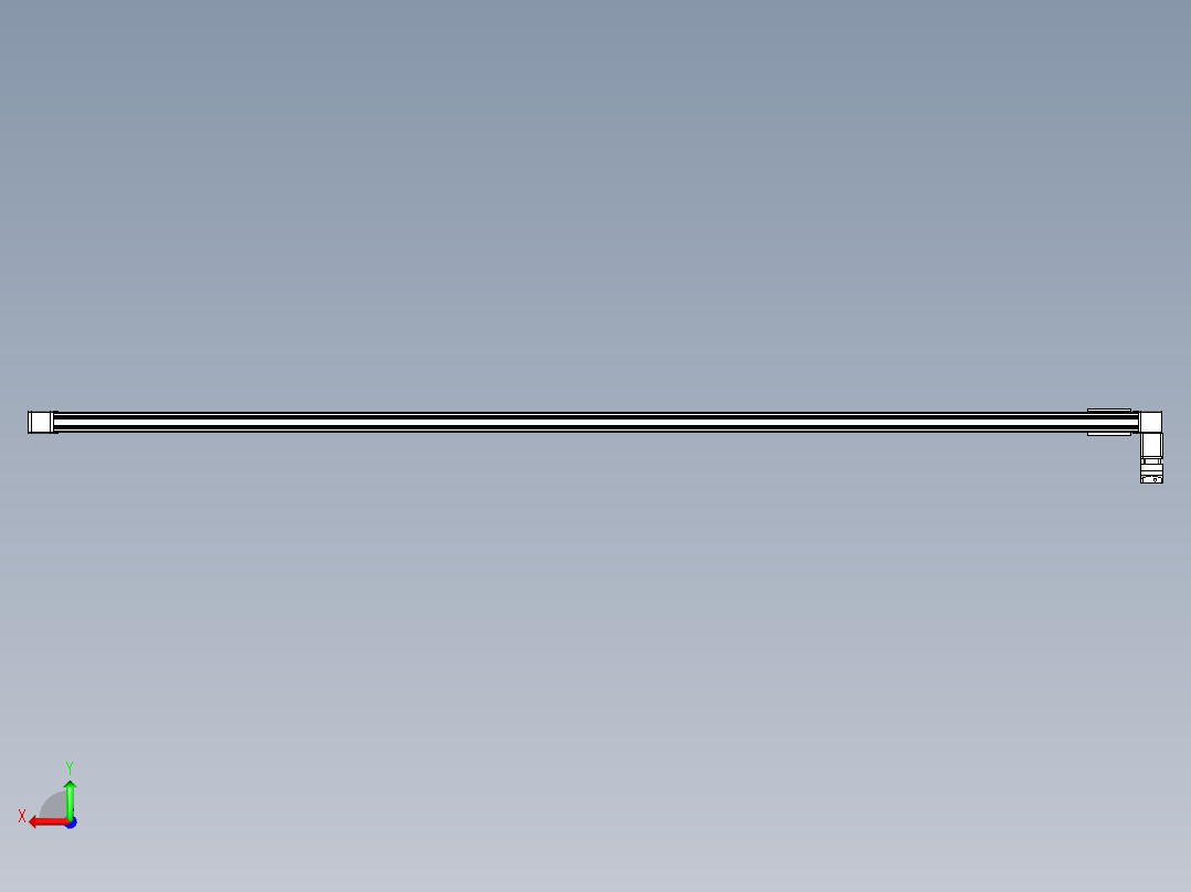 威洛博LB.GB同步带传动--欧规系列GB8-L192-S4300-BL-P75-K后视图