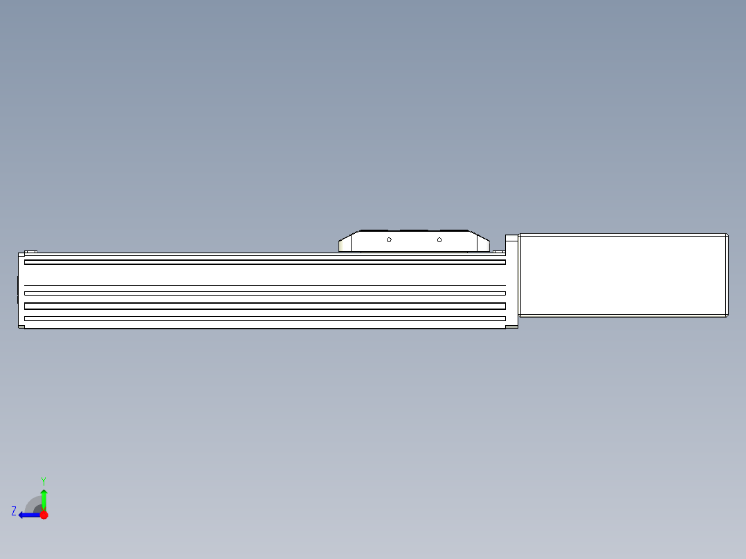 同步带全封闭直线模组TPA-HCB-85D-90-L200-ML-C-P20-N3右视图