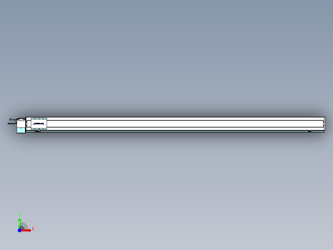 威洛博VBC同步带传动一无尘环境VBC14-L45-S2750-BLD-ZP75-C3前视图
