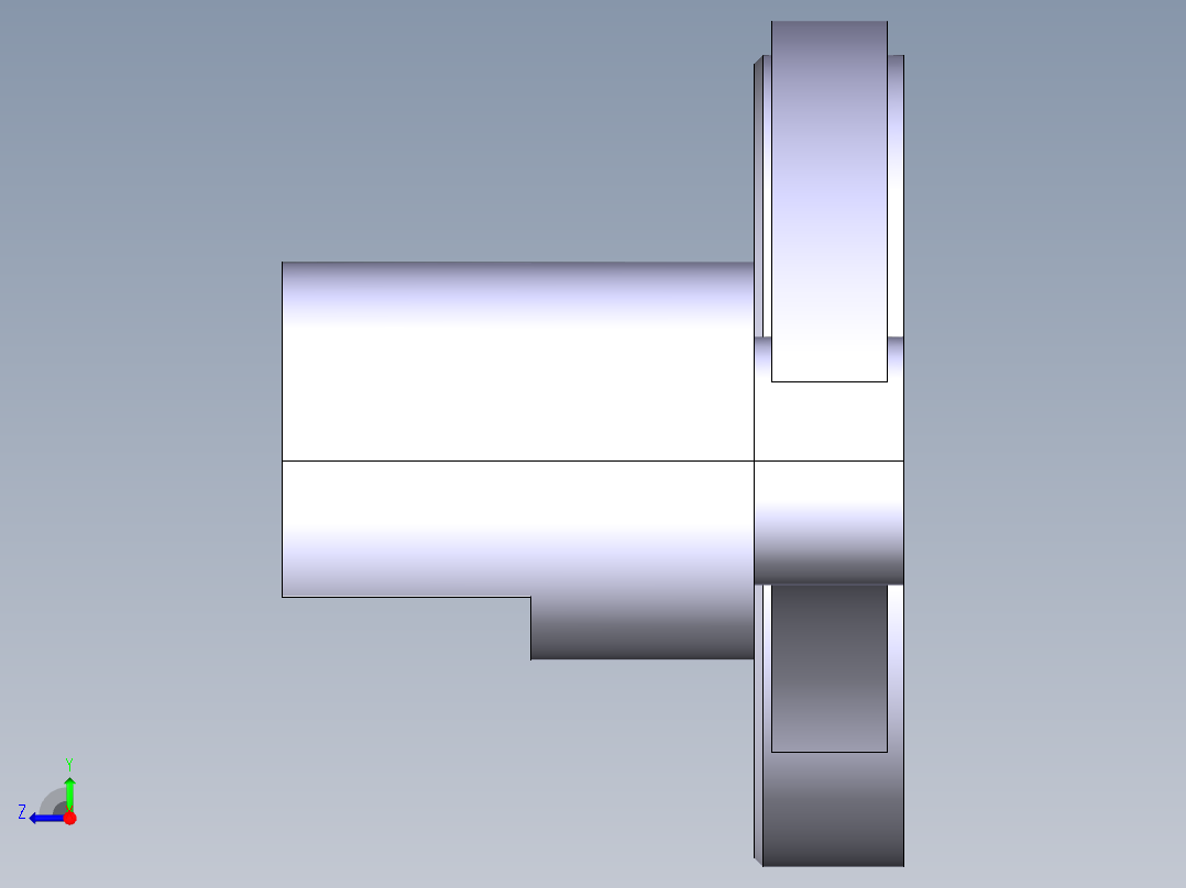 【K170-2】摇臂连杆机械加工工艺规程及铣左侧面夹具设计右视图