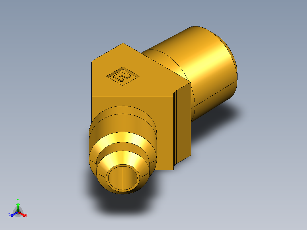 扩口式工业通用硬管接头45Deg Elbow 259F-4-4