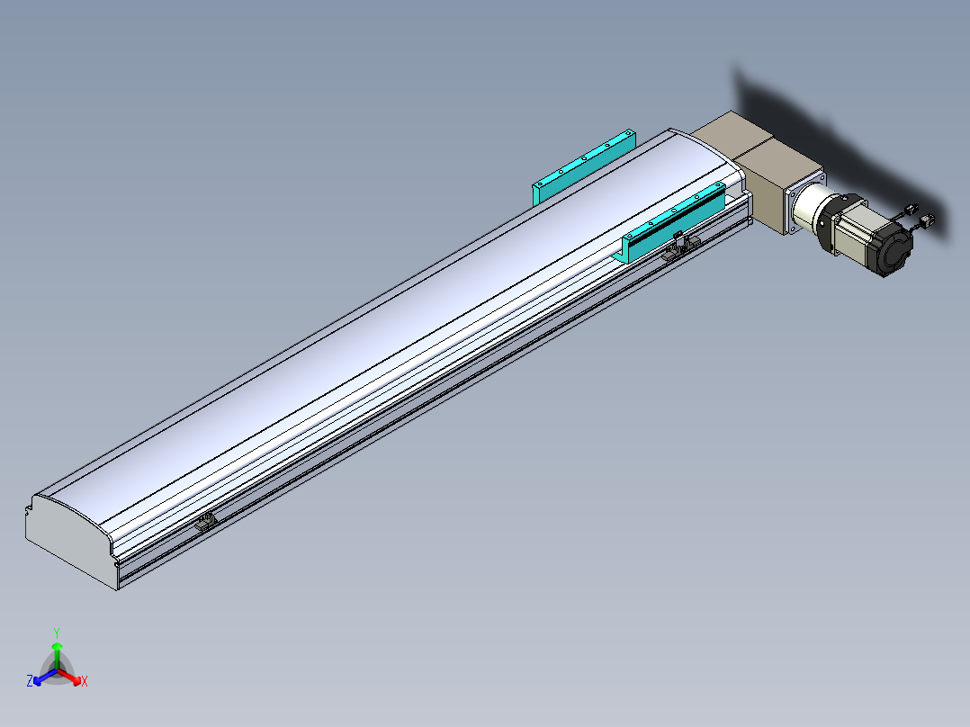 同步带滑台-半封闭B22-L100-C-S1100-R-P75-D3-N5