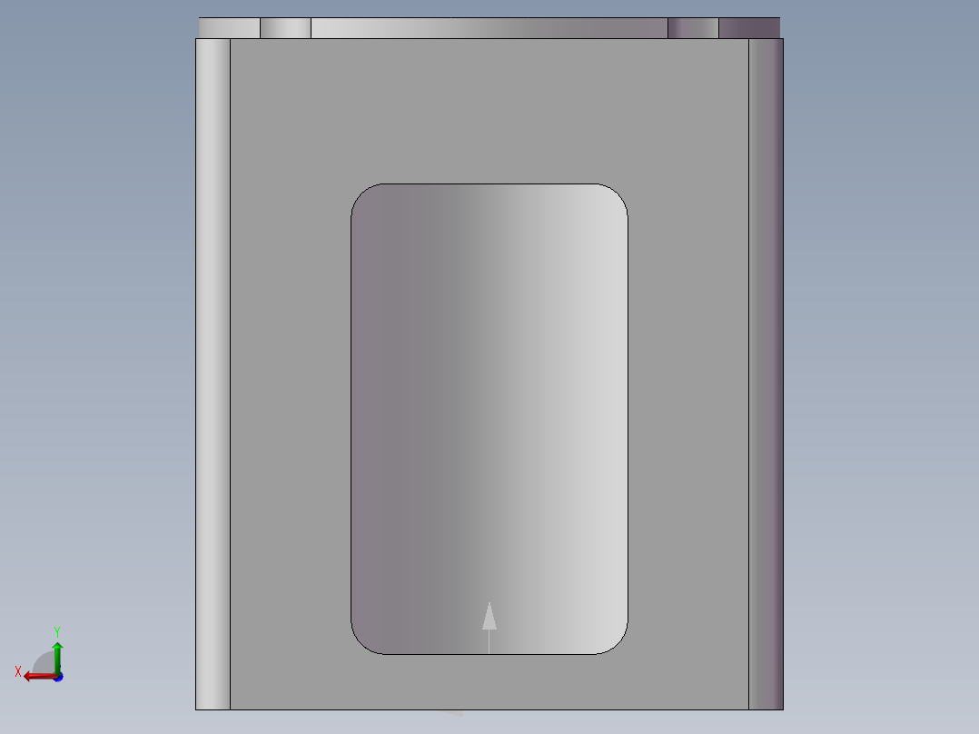 电动滑台模组MTG100电机座后视图