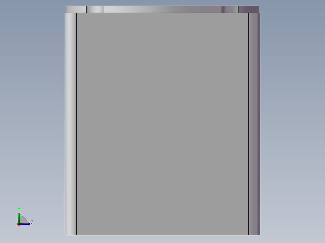 电动滑台模组MTG100电机座左视图