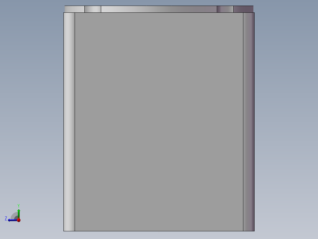 电动滑台模组MTG100电机座右视图