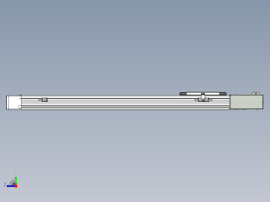 同步带滑台-欧规BC6H-L60-S700-R-ZP40-D3右视图