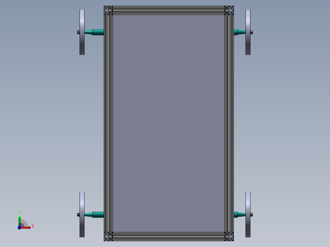 双工位抛光机sw18可编辑前视图