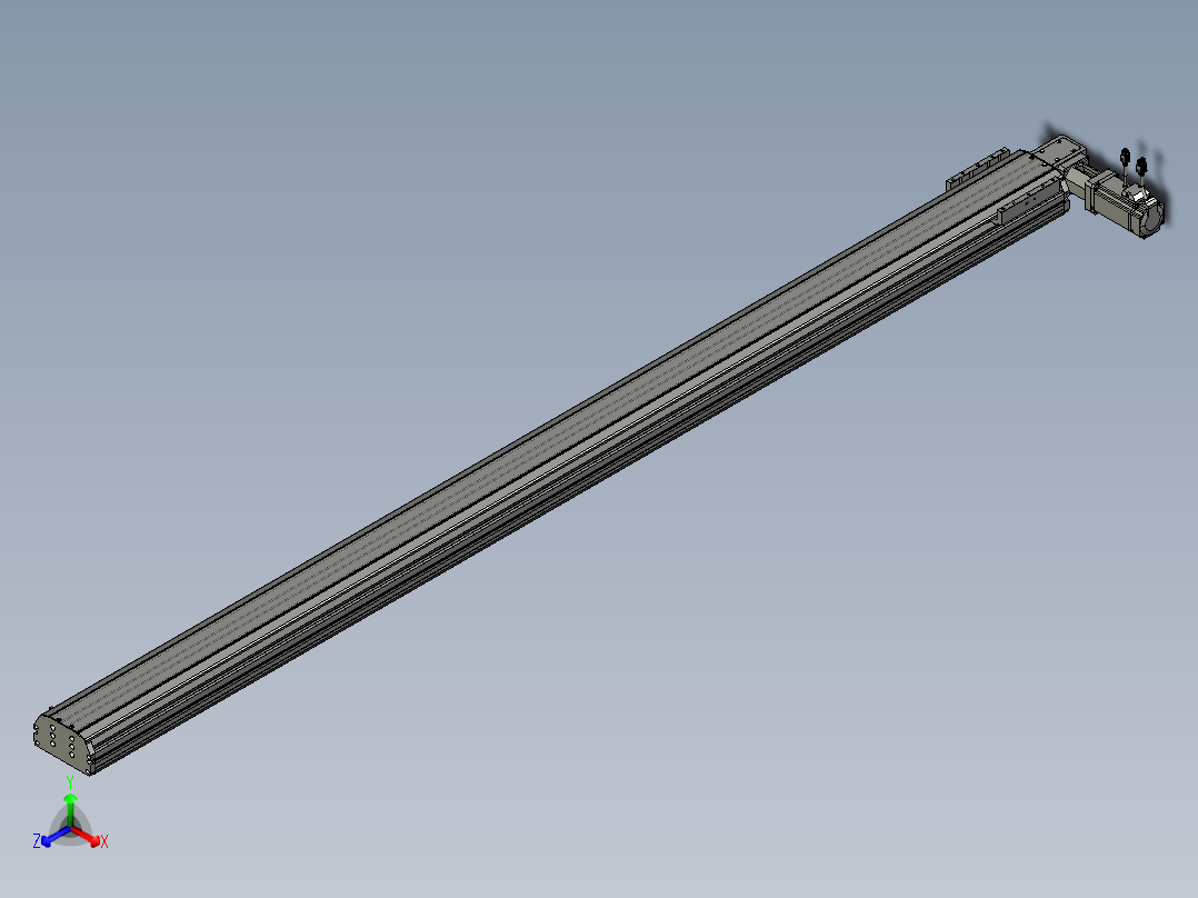 东锦同步带传动-直线滑台模组DH135B-L125-S2100-BL-P400W-C3