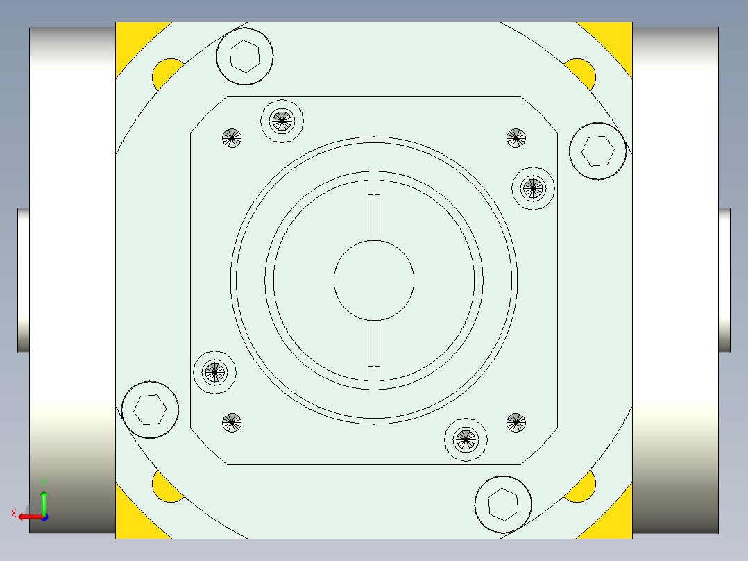 换向器PW90双孔 PLX90-L2 14-50-70-M4.stp后视图
