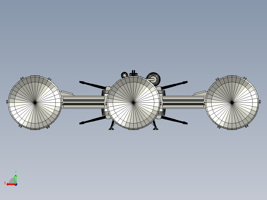 星球大战护卫舰后视图