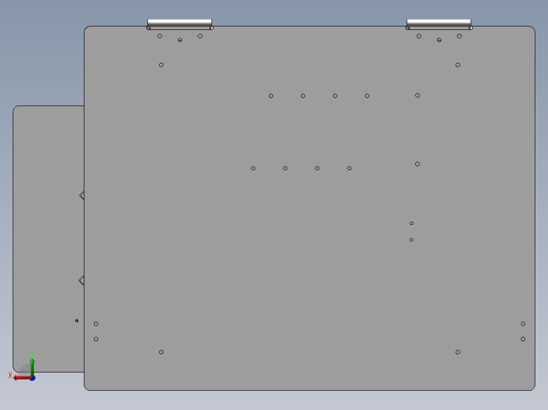 FPC板整版折曲治具后视图