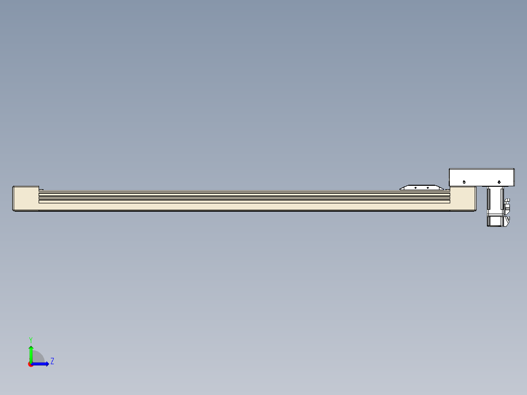 同步带全封闭直线模组TPA-HCB-65S-90-L800-M-C-P10-N3左视图
