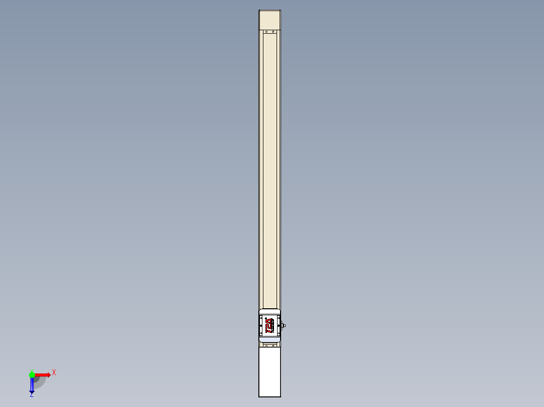 同步带全封闭直线模组TPA-HCB-65S-90-L800-M-C-P10-N3俯视图
