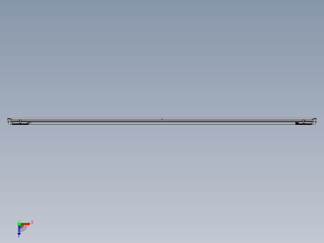 威洛博VL系列直线电机模组-2VL14S3-S3450俯视图