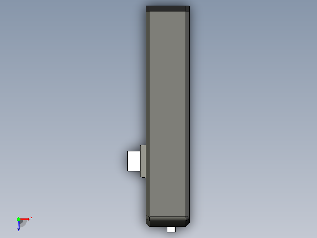 基恩士CV-E500_kc图纸模型俯视图
