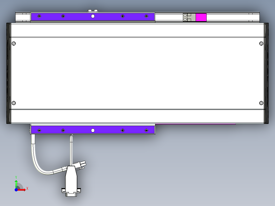 威洛博VL系列直线电机模组-VL17E3-S150前视图
