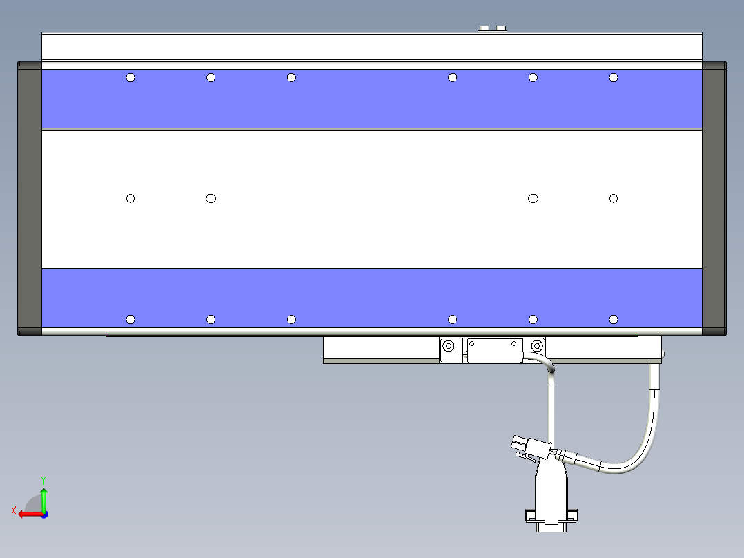 威洛博VL系列直线电机模组-VL17E3-S150后视图