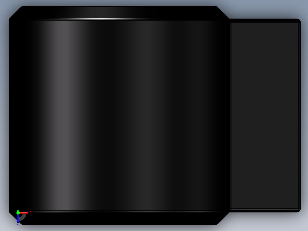 CL-211铰链俯视图