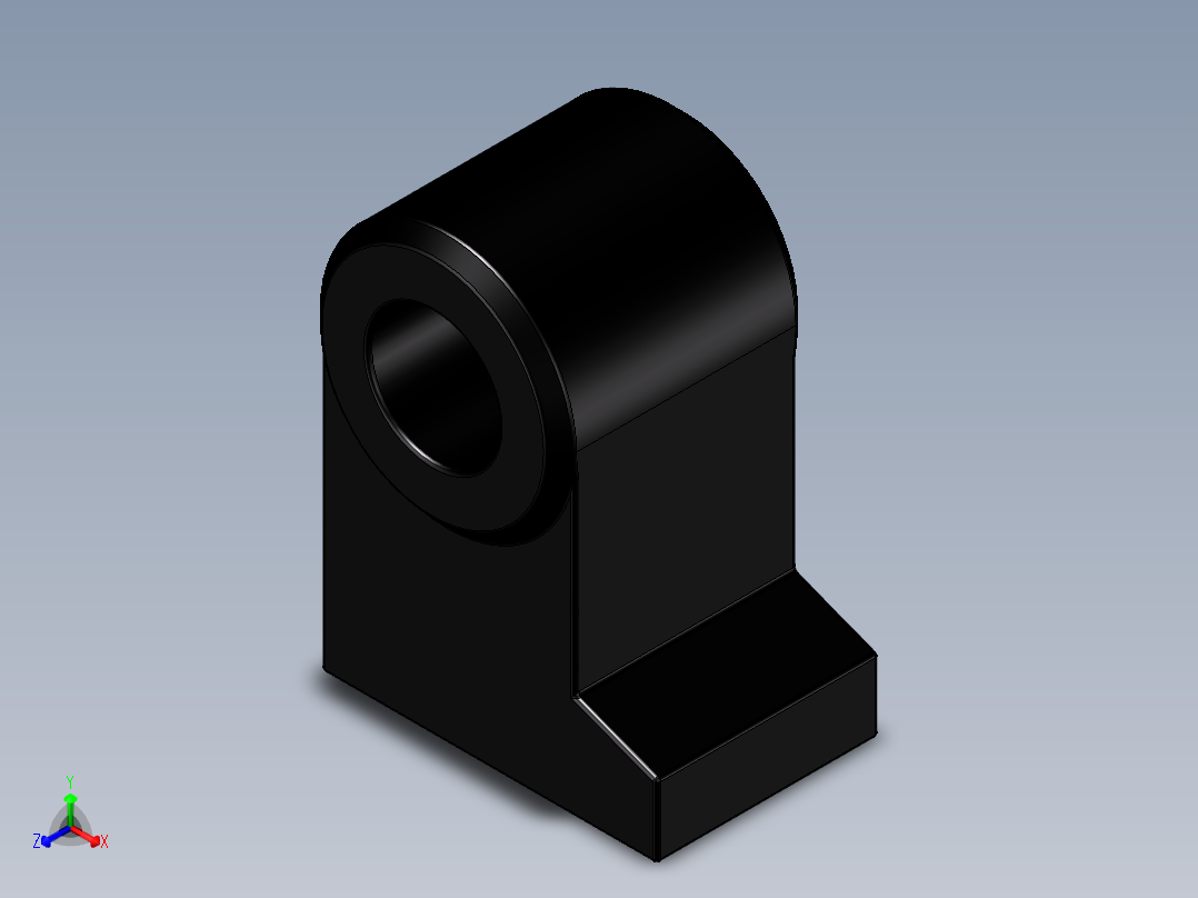 CL-211铰链正等轴测图