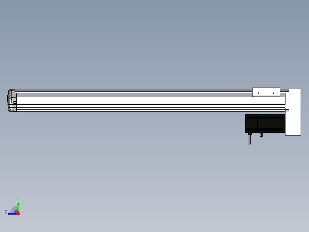 Toyo东佑达直线模组-ETH13-750-BM-200W+煞車右视图