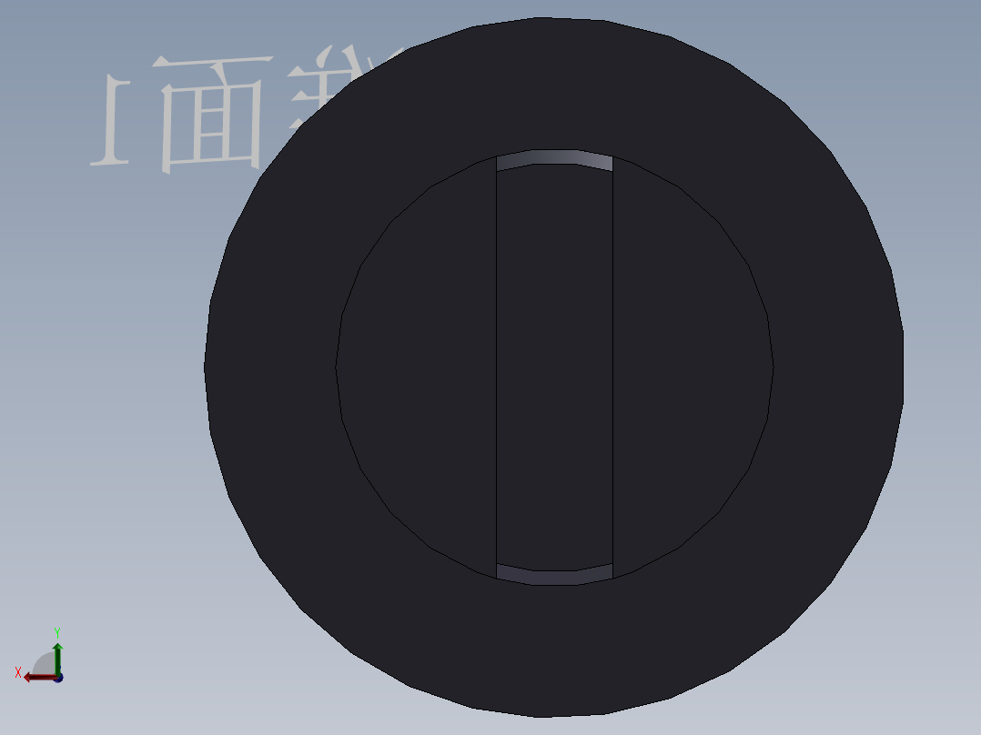 S1 锁紧推杆后视图