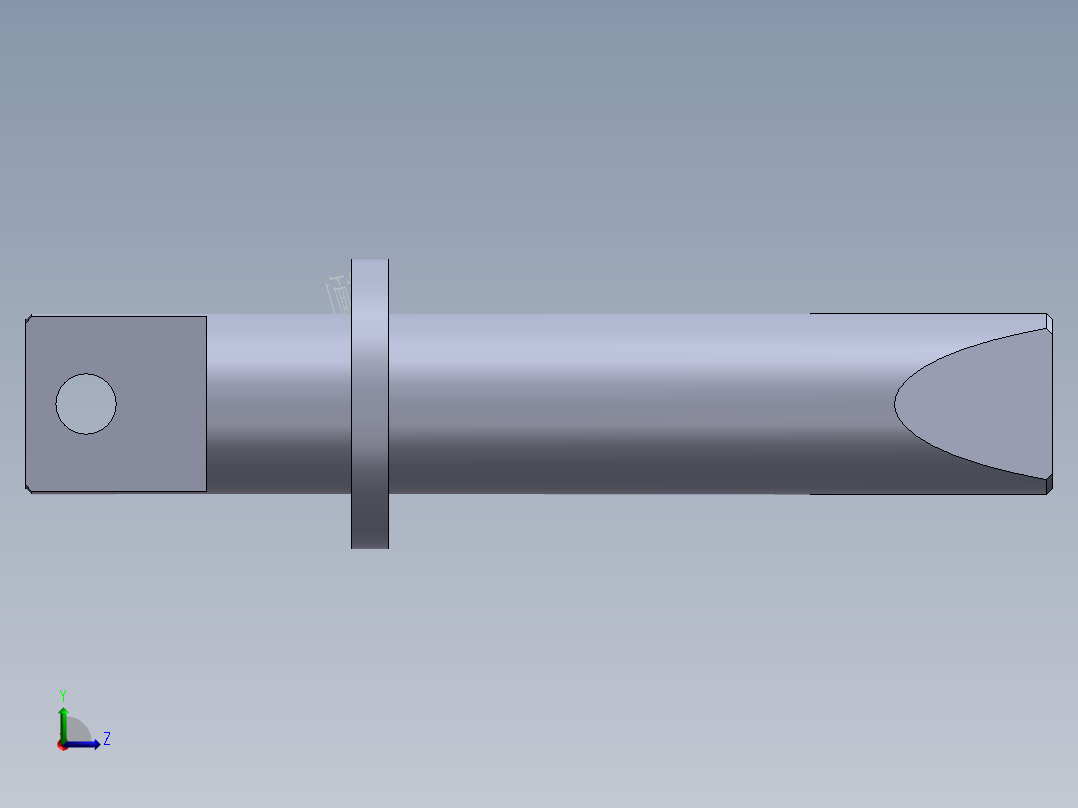 S1 锁紧推杆左视图