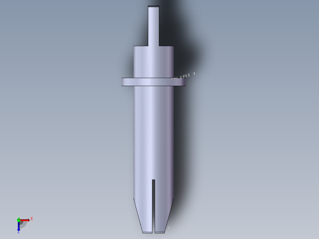 S1 锁紧推杆俯视图