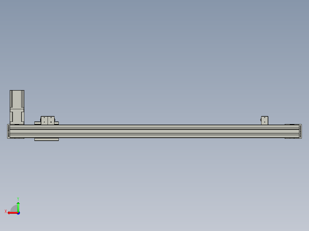 威洛博LB.GB同步带传动--欧规系列EBF5-L11-S900-BL-P20-C4后视图